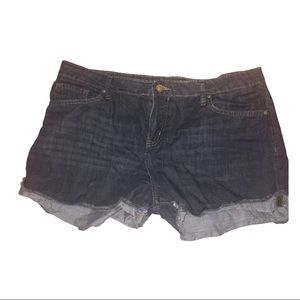 Calvin Klein Jeans Dark Blue Plus Size Jean Shorts